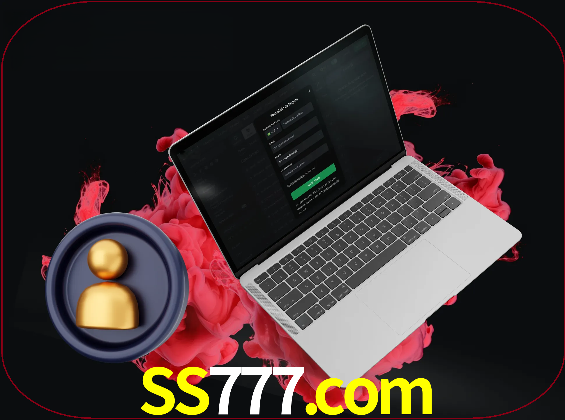 No cabeçalho do site ss777, clique no botão que o levará a um formulário especial onde terá de introduzir as suas informações actuais.